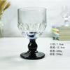 Taça de Vinho Vintage com Contas, Luxo Leve, Nicho, Simples, Estilo Ins, Taça Colorida para Coquetel e Bebida Fria, Taça para Vinho Tinto, Copo de Vidro