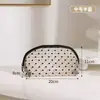 Bolsa de Tocador de Malla con Forma de Corazón de Amor Estilo Nuevo, Neceser de Maquillaje, Bolsa de Almacenamiento para Cosméticos, Bolsa Sencilla de Gran Capacidad para Productos de Cuidado de la Piel y Maquillaje para Mujeres