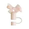 Lindo Lazo 10mm Tapa para Popote Taza Stanley Popote Reutilizable Tapa Protectora contra Polvo Tapón Antiderrames