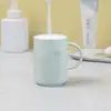 Copo de Enxaguante Bucal Simples de Gato Desenho Animado Doméstico Espessado PP Copo de Lavar Com Alça Copo Porta-Escova de Dentes para Casal