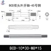 Eje Core Rod de Doble Extremo Dentado Barra Cromada Acero A3 Eje Guía de Pistón Eje Roscado M5 M6 M8 M10 Eje de Conexión