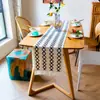 A NOSOTROS. Mantel de Mesa con Borlas Transfronterizo Lino Grueso Algodón Ganchillo Decoración de Fiesta Bandera Larga de Mesa Fábrica