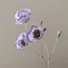 Flores de Amapola Artificiales de Alta Calidad, Amapola de Hielo, Flores Falsas, Flores de Seda al por Mayor, Amazon, Aliexpress, Pintura al Óleo, Transfronterizo