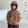Chaqueta de algodón acolchada para niños con forro polar para abrigarse, abrigo de algodón con capucha para niñas y niños, nuevo estilo otoño/invierno 2026, chaqueta acolchada para bebé
