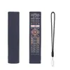 Funda Protectora de Silicona Adecuada para Control Remoto de TV Haier Htr-A27, Engrosada, Anticaídas, Color Luminoso con Cuerda
