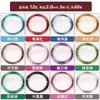Rollo grande de 100 metros alambre de cobre conservador de color 0.2 mm material de tejido DIY hecho a mano alambre metálico filigrana alambre para enrollar alambre para envolver flor