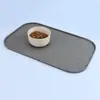 Nuevo Tapete Grande de Silicona para Mascotas 44*27cm con Borde Antiderrames Elevado Diseño de Huella de Pata Tapete para Mascotas