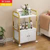 Carrito para salón de belleza, estante de almacenamiento multifuncional, para cuidado de uñas y cabello, carrito de almacenamiento de herramientas de belleza médica, carrito móvil giratorio