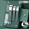 Conjunto Personalizado de Cortadores de Unha Portáteis Atacado Tesouras de Unha de Aço Inoxidável Conjunto de Limpadores de Ouvido para Manicure e Pedicure Conjunto Completo de Beleza e Cuidados com as Unhas