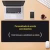 Mouse Pad Publicitário, Extra Grande, Borda Reforçada, Mouse Pad e Teclado para Jogos, Personalização de Padrão DIY para Escritório em Casa do Computador, Antiderrapante