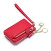 Monedero Transfronterizo Europeo y Americano de Amazon Cuero Genuino Simple Multifuncional de Mano Monedero Mini Bolso al por Mayor