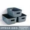 Caja de Almacenamiento Caja de Almacenamiento de Artículos de Escritorio Caja de Almacenamiento de Cocina Engrosada Caja de Almacenamiento de Plástico para el Hogar para Ropa Cosméticos