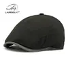 Boina de Seis Paneles de Estilo Nuevo para Primavera y Verano para Mujer, Gorra Británica Retro de Visera Adelantada, Gorra Ligera y Transpirable de Artista para Hombre, Gorra de Pato