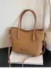 Bolso Grande de un Hombro para Debajo del Brazo para Mujer 2026 Nuevo Estilo Pu Bolso de Mano tipo Tote para Viajes Diarios Cremallera Gran Capacidad Bolso de Mano Simple Versátil