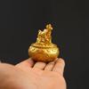 Adornos creativos de los doce zodiacos giratorios para la fortuna, para la sala de estar, la entrada, la oficina, manualidades, adornos dorados de estilo chino