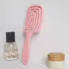 Nuevo Peine Tipo Espalda Hueca de Alto Valor Peine de Cabello Portátil para Niña Masajeador de Cuero Cabelludo Denso Esponjoso Peine de Costilla