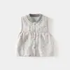 Chaleco para bebé para ropa de abrigo de otoño, Ropa de otoño para bebé Clase A, Chaleco acolchado de algodón de princesita, Chaleco grueso de invierno para bebés y niños pequeños