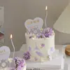 Decoração de Bolo Bonita para o Dia das Mães 2025 Topper de Diamante Mamãe Topper de Fada Mamãe Boas Festas Topper de Coração