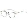 Nuevas Gafas Sencillas de Acabado Floral de Alta Definición para Hombres, Gafas de Lectura sin Montura Ultraligeras con Filtro de Luz Azul para Hombres