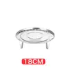 Bandeja para Cocinar al Vapor de Acero Inoxidable, Rejilla Redonda Multifuncional para Cocinar al Vapor, Bandeja Desmontable con Trípode para Albóndigas