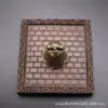 Novo sino do Sutra do Coração em latão antigo, relógio de cobre pequeno em cobre puro, pingente para decoração de interior de carro, acessórios de pingente de chaveiro