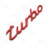 Etiqueta de Turbocompresor Turbo, Pegatina 3D de Logo de Coche para Caja Trasera, Emblema Deportivo Metálico para Coche