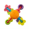 Juguete para la Dentición Pelota, Pelota Flor, Sonajero, Mordedor de Bebé Colorido, Juguete de Agarre, Transfronterizo