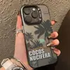 Capa de Celular Coqueiro iPhone15Pro 14/13 Concha Laser 12 Apple 11XsMax Rígida ProMax Tendência xr