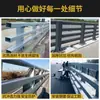 Barandilla anti-colisión para puentes, puente elevado, barandilla de paso elevado, acero al carbono Q235 engrosado, barandilla de seguridad para separación de peatones y vehículos