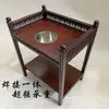 Mesa de Café para Mesa de Mahjong, Mesa de Mahjong Gruesa de Doble Capa, Mesa Auxiliar para Casa de Té, Mesa de Café para Sala de Juegos, Estante para Té, No Requiere Instalación