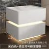 Mesa de noche flotante de lujo ligero con luz sensor, carga inalámbrica, cerradura de contraseña multifunción, mueble de almacenamiento para dormitorio principal de celebridad de internet, estilo nuevo