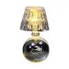 Bola de Cristal Tallada en 3D Transfronteriza Luz Nocturna Luminosa Lámpara de Mesa de Escritorio para Dormitorio Adornos Decorativos de Ambiente Regalo de Cumpleaños
