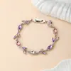 Bestseller transfronterizo: Pulsera estilo europeo y americano de hojas y pétalos, pulsera de alta gama a la moda con mezcla de colores de hojas y tulipanes en stock