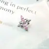 Brincos de flor de íris dupla marquise em liga de titânio F-136, Piercings labiais G23 de titânio com rosca interna e zircônia, Joias para piercing