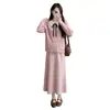 Conjunto de Maternidade Estilo Coreano Preguiçoso Literário Plus Size Novo Primavera/Outono 2026