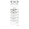 Montura de gafas TR90 montura moda lisa ultraligera estudiante profesor literato decoración lisa transfronteriza montura grande 81072
