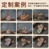 Carteira Trançada de Couro Genuíno, Porta-Passaporte Trançado de Couro Bovino Feito Sob Medida, Carteira Clutch Trançada, Porta-Cartões Multifuncional, Processamento Personalizado