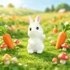Transfronterizo nuevo creativo lindo conejito jardinería paisajismo DIY accesorios decorativos musgo micro-paisaje pequeños adornos