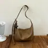 Bolsa feminina da moda de grande capacidade, nova coleção outono/inverno 2026, bolsa de ombro versátil e estilosa, design de alta qualidade, bolsa transversal popular