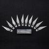 Juego de cuchillos para tallar cuchillo de tallar de aleación de aluminio cuchillo para tallar agenda de mano cuchillo de precisión herramienta para hacer modelos cuchillo artístico para película de teléfono móvil