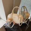 Bolsa Pequena Versátil de Luxo Nova Primavera 2026 Bolsa de Ombro Transversal Feminina Popular Bolsa Transversal Almofadada