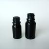 Garrafa de vidro preto para óleo essencial 5ml atacado, garrafa de óleo de massagem, garrafa de vidro para óleo essencial de pigmento 10ml