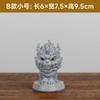 Nuevo juguete de regalo de estilo chino de piedra Taishan Gangdang, decoración de escritorio para el hogar, adornos de la suerte de tamaño pequeño, adornos creativos de danza del león.