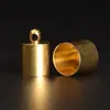 [You Mo] Venta al por mayor de fábrica Latón Borla de cuentas hecha a mano Peso de tapa de cobre Accesorios de joyería DIY Colgante