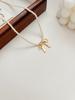 Collar Nicho Lazo Perla Verano para Mujer Estilo Japonés y Coreano Nudo Concéntrico Colgante Cadena Clavícula 2024 Celebridad de Internet Estilo Bosque Simple