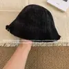 Chapéu de Pescador Vintage Desgastado Lavado com Borda Desfiada para Mulheres, Versátil e Respirável, Chapéu Bucket para Cobertura Facial Primavera e Verão, Chapéu Cloche de Tricô com Proteção Solar