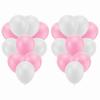 MM209 copo de nieve rosa invierno Navidad tema de fiesta vajilla 8 personas 4 piezas plato de papel toalla de papel vaso de papel