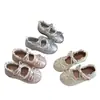 Nuevos Zapatos de Princesa para Niñas de Primavera y Otoño, Zapatos Pequeños de Cuero Versátiles a la Moda, Zapatos Planos Antideslizantes de Suela Blanda, Zapatos de Punta Cuadrada, Zapatos para Actuación de Danza
