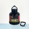 Proteína em pó shake copo funil funil caixa de pó portátil funil esportivo fitness caixa de sub-embalagem 100ml