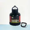 Nuevo Vaso Mezclador para Proteína Embudo Caja de Polvo Embudo Portátil Caja Dispensadora de Suplementos para Deporte y Fitness 100ml